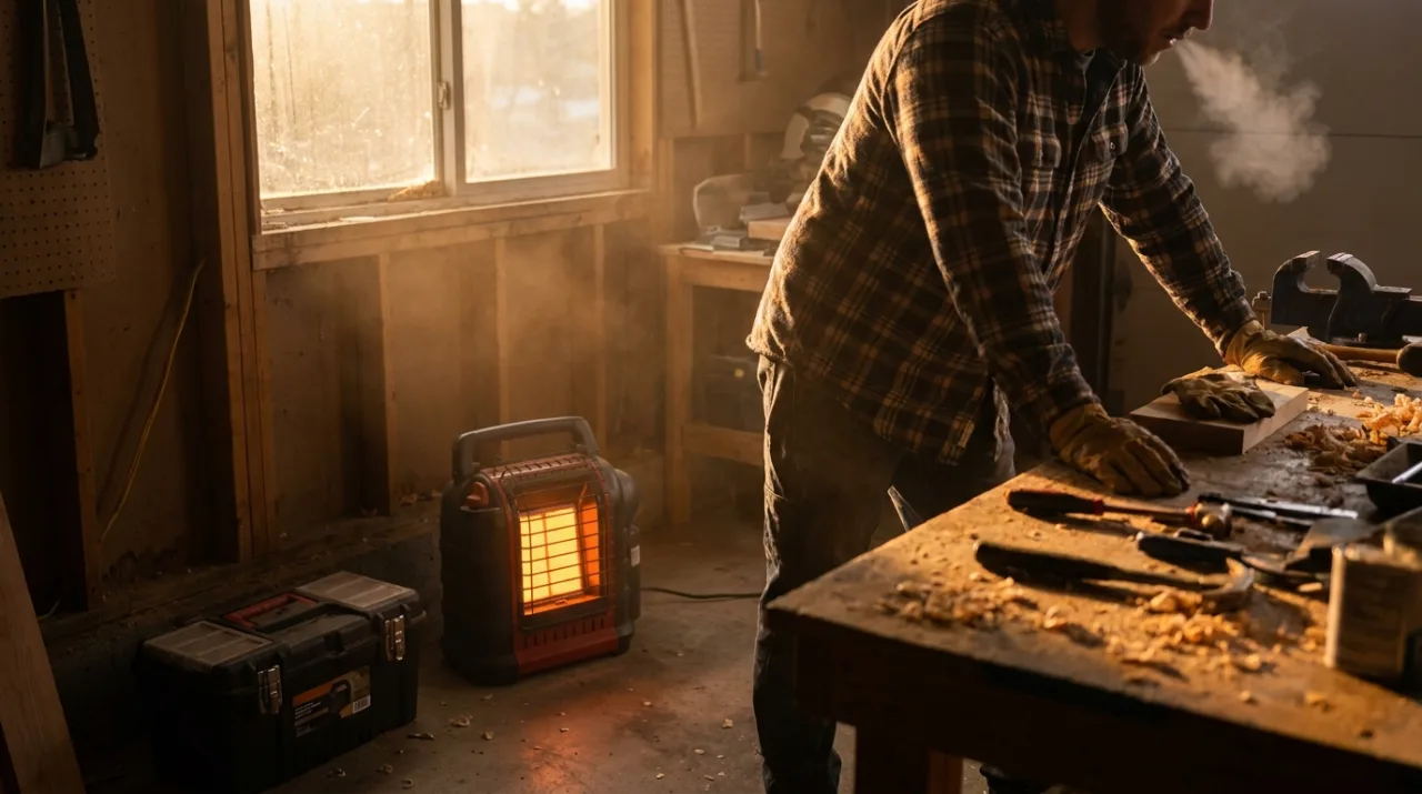 Forced-Air & Construction Heaters — portable propane heaters