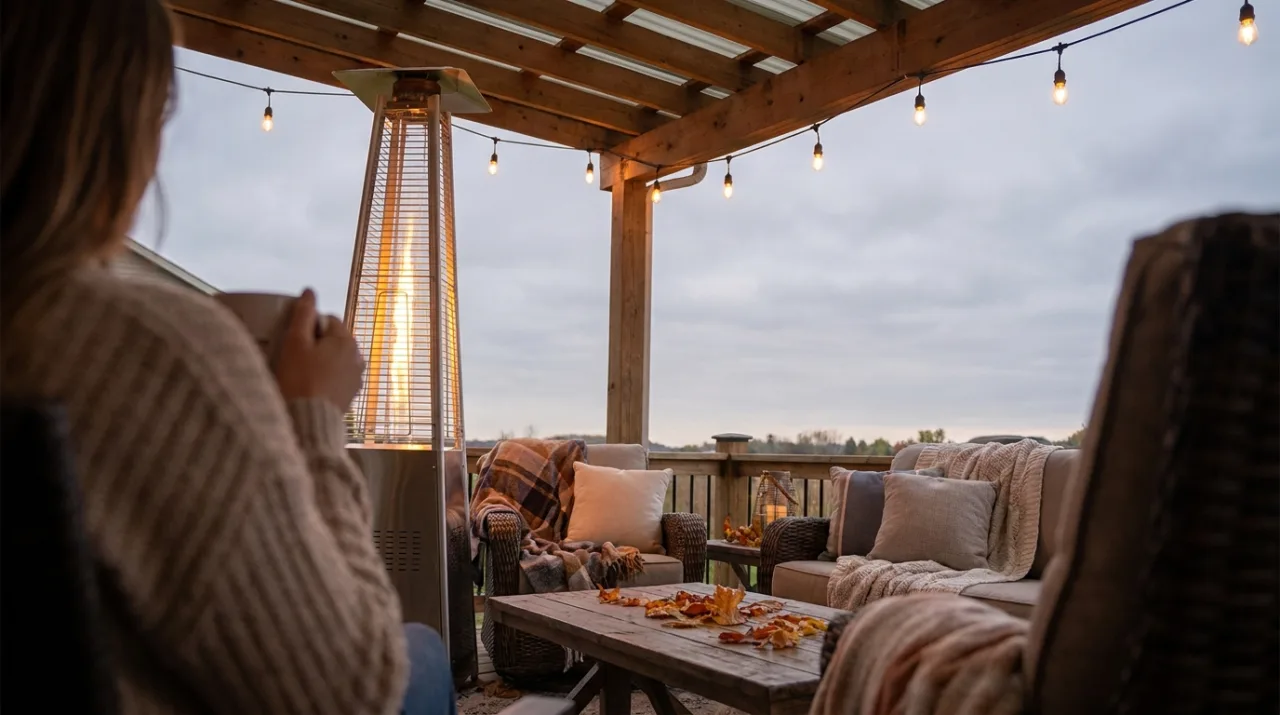 Porch & Screened-Space Heaters — portable propane heaters