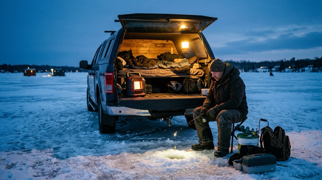 Mr. Heater Buddy, Little Buddy and Big Buddy portable heaters — in use