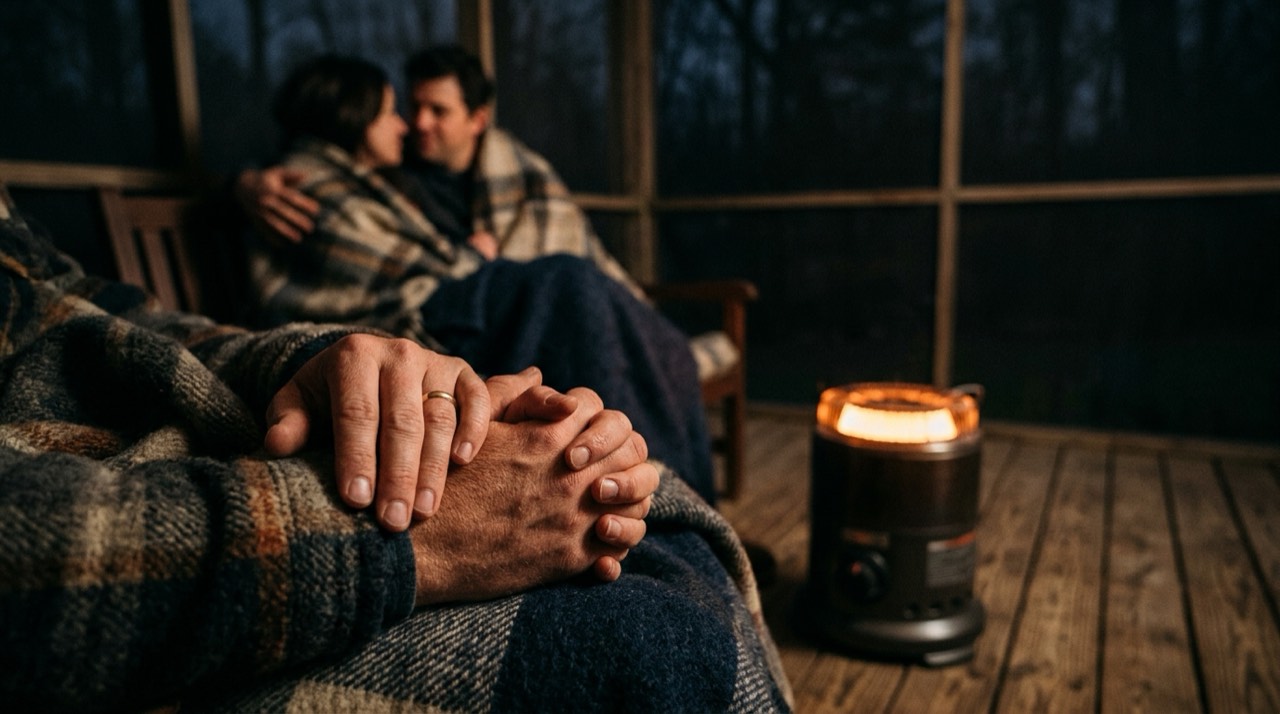 Radiant and infrared propane heaters — in use