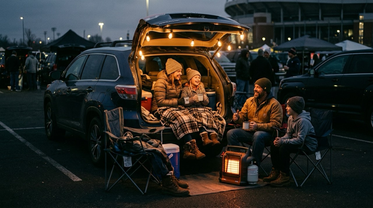 Indoor propane heater safety and carbon monoxide risk — in use