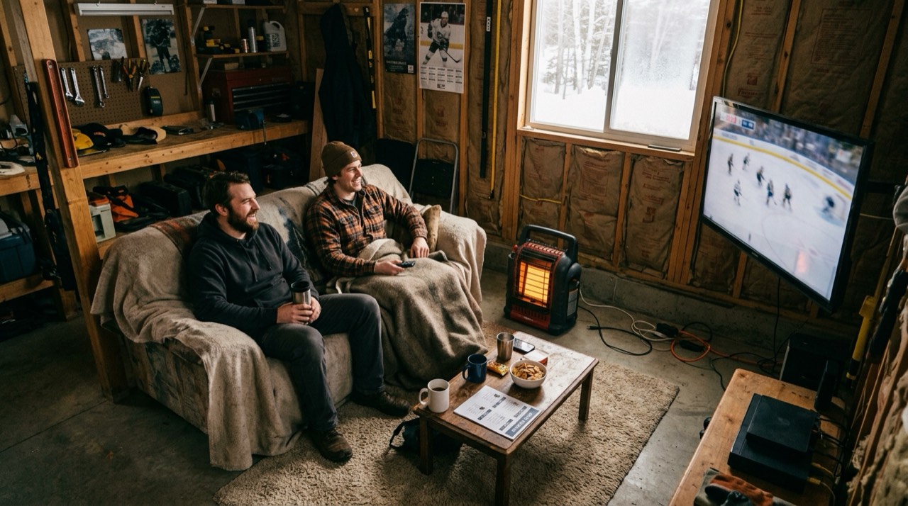 Wall-mount, cabinet and tank-top propane heaters — in use