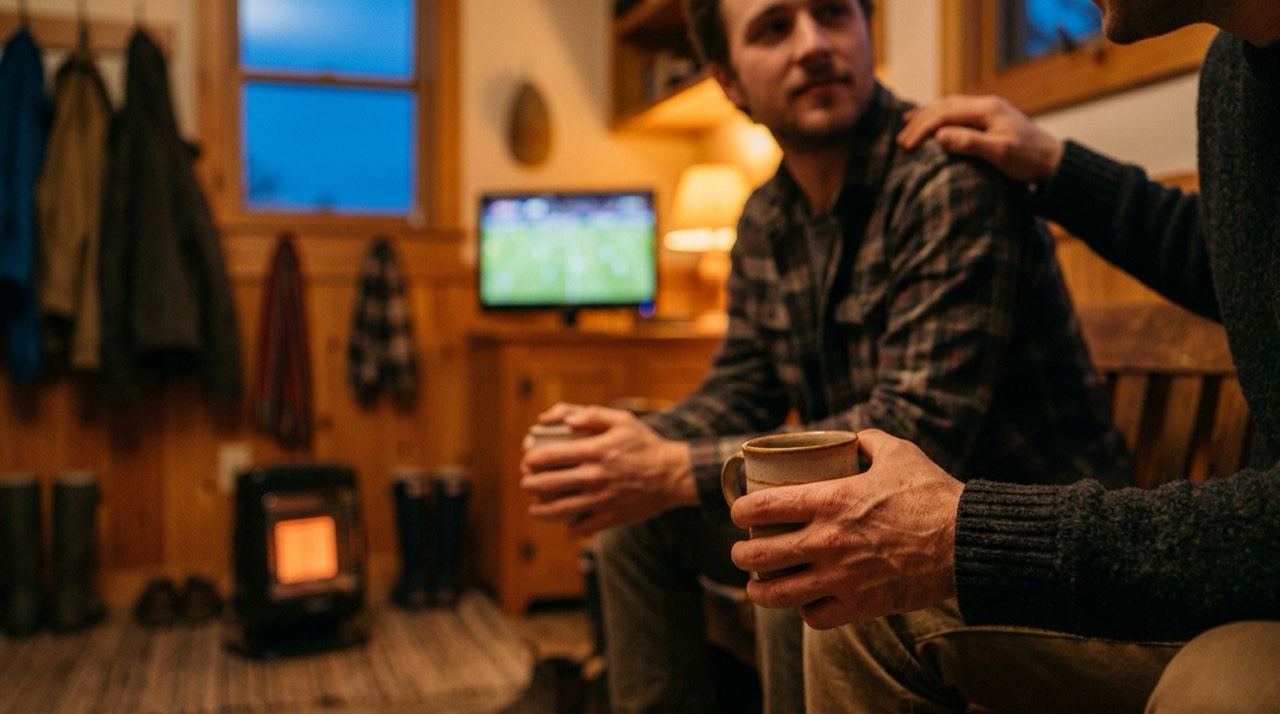Wall-mount, cabinet and tank-top propane heaters — in use