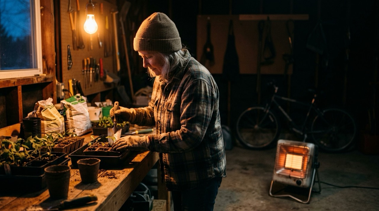 Radiant and infrared propane heaters — in use