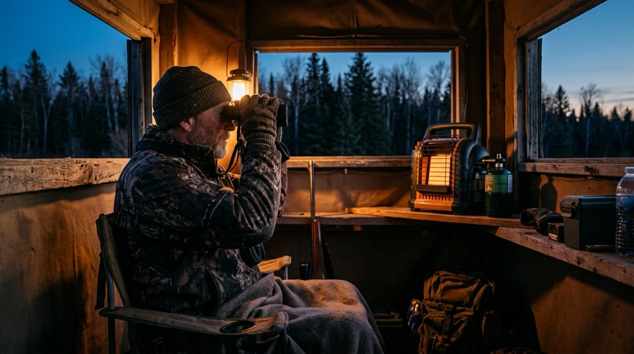 Mr. Heater Buddy, Little Buddy and Big Buddy portable heaters — in use