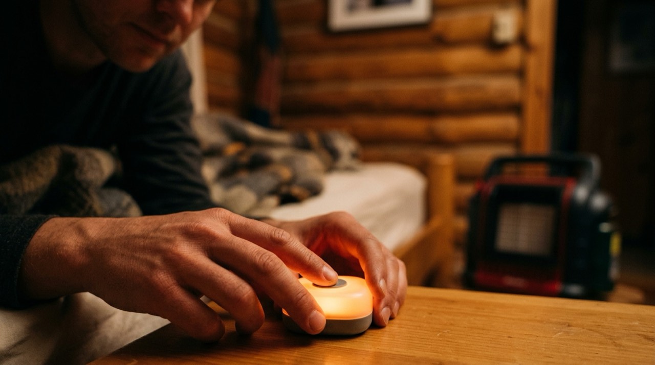 Indoor propane heater safety and carbon monoxide risk — in use