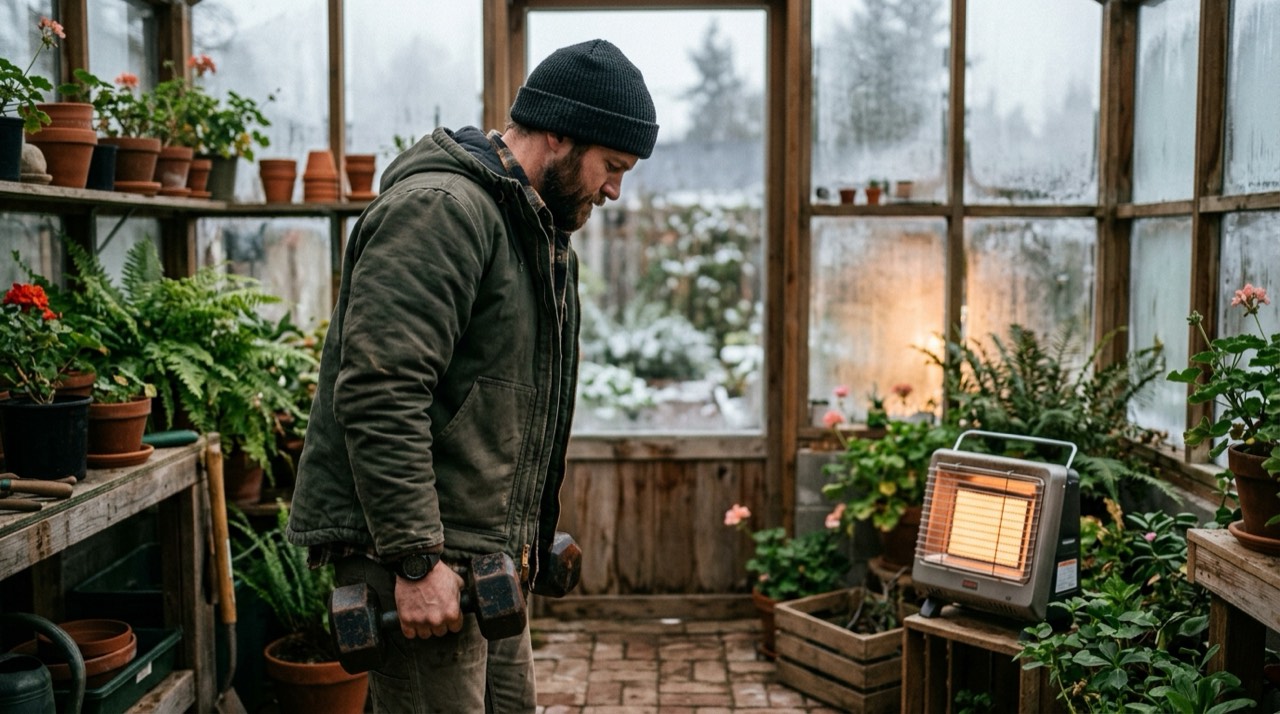 Radiant and infrared propane heaters — in use