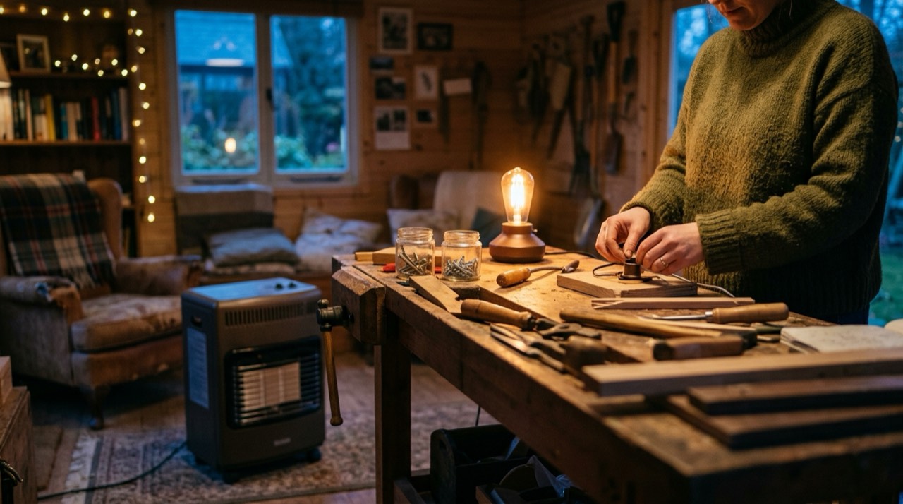 Radiant and infrared propane heaters — in use