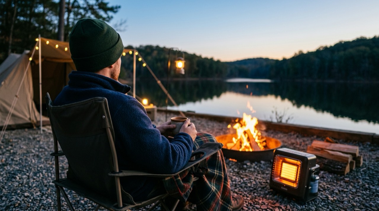 Radiant and infrared propane heaters — in use