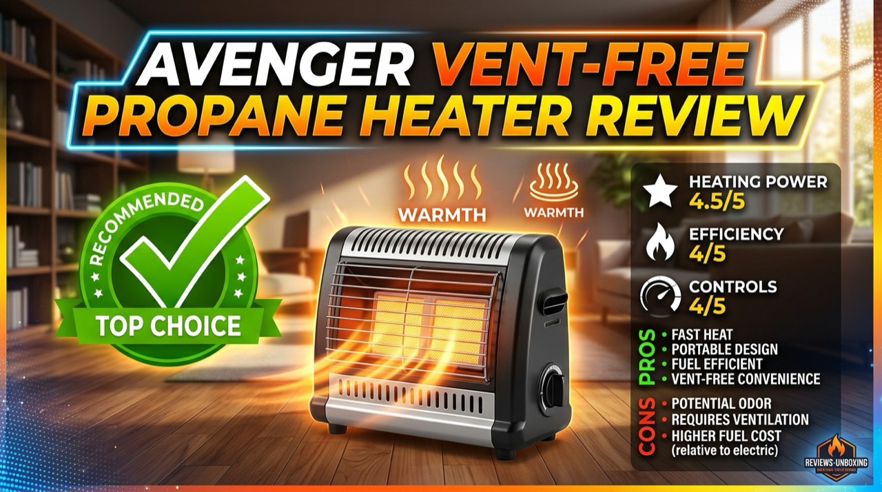 Propane heaters for camping, hunting and tailgating — in use