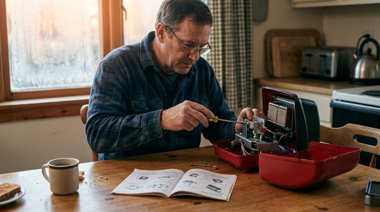 Propane heater BTU sizing and running cost — in use