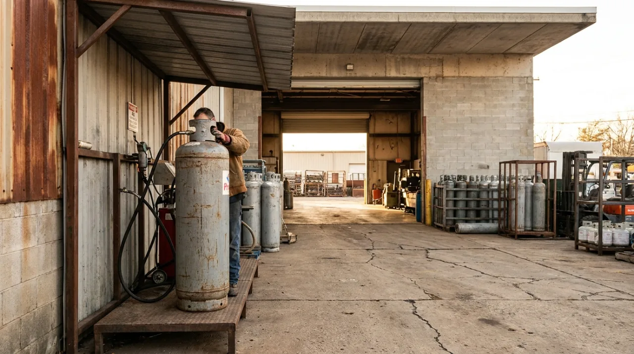 Propane tank refill and exchange — Aurora, CO