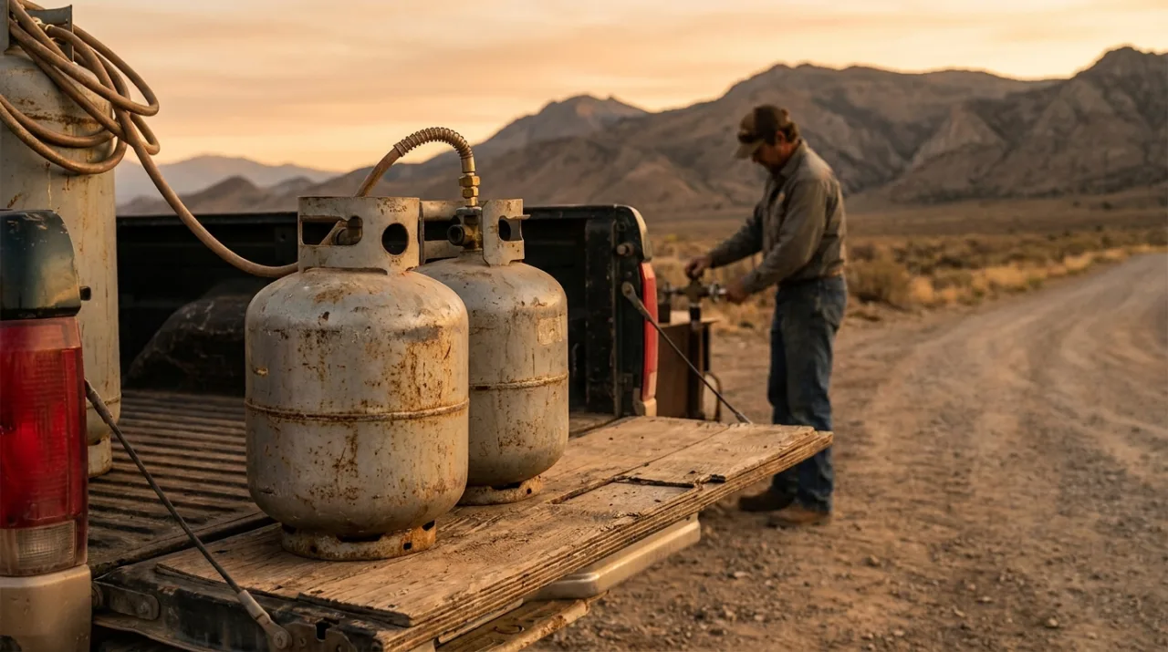 Propane tank refill and exchange — Riverside, CA
