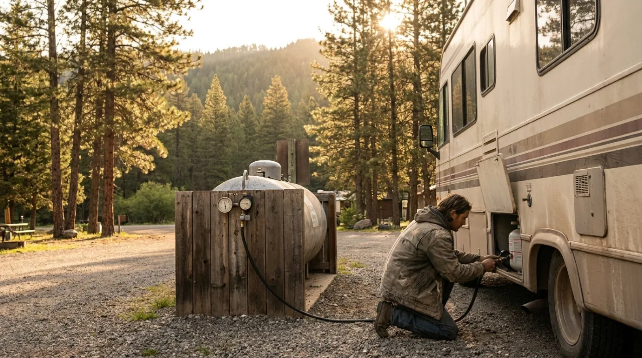 Propane tank refill and exchange — Bakersfield, CA