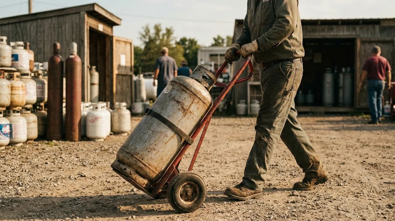 Propane tank refill and exchange — Tulsa, OK